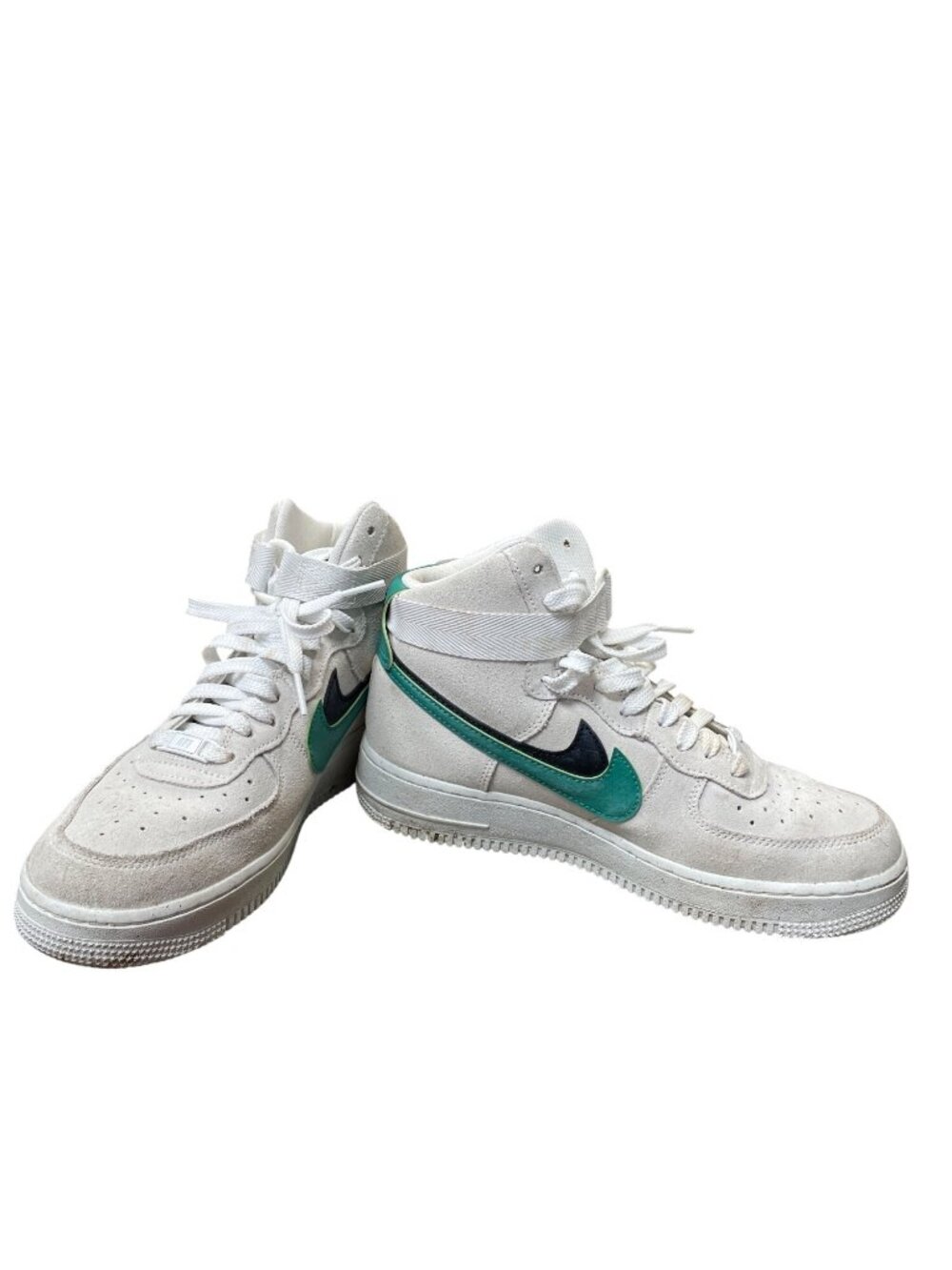 Nike Air Force 1 wms Summit neptune white green mid sneakers sz 8.5 SKU 10682